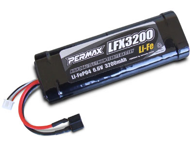 PERMAX Li-Feバッテリー 6.6V 3200mAh